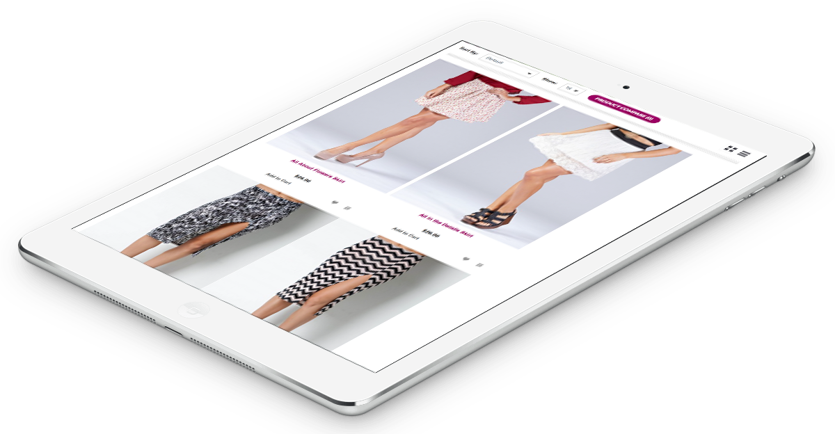 fashion marketing responsive website